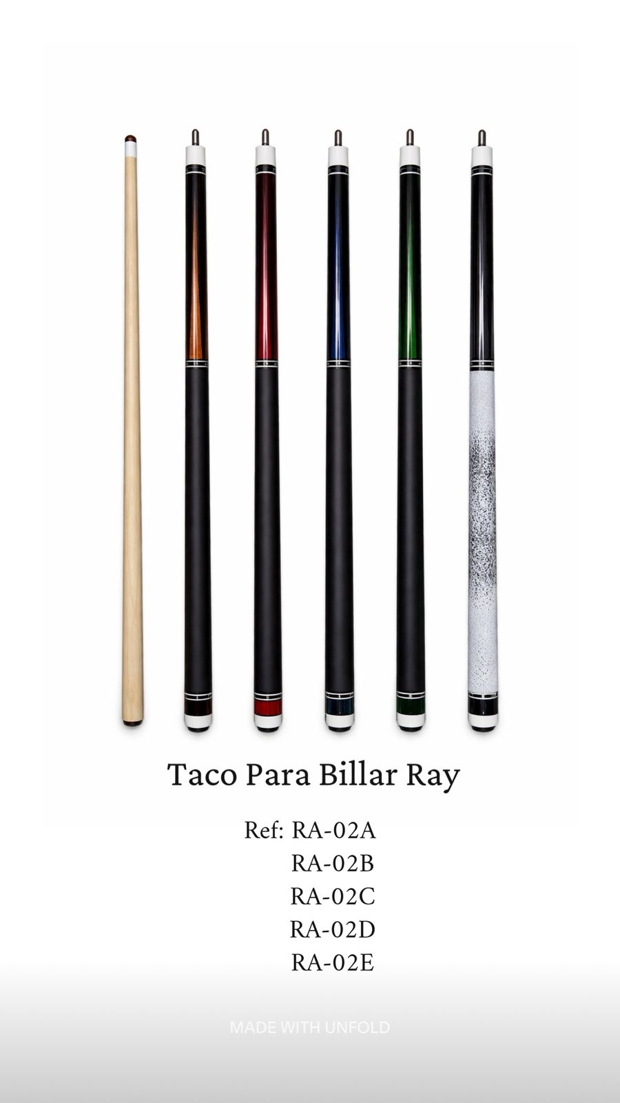 TACO DE BILLAR RAY